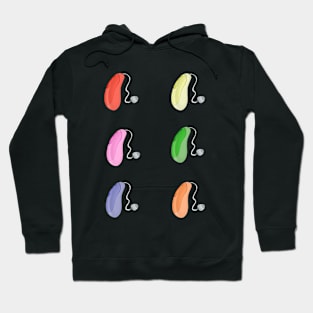 Colorful Hearing Aids Hoodie